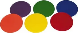 9" Poly Spots - Set of 6 (1 Ea. Color)