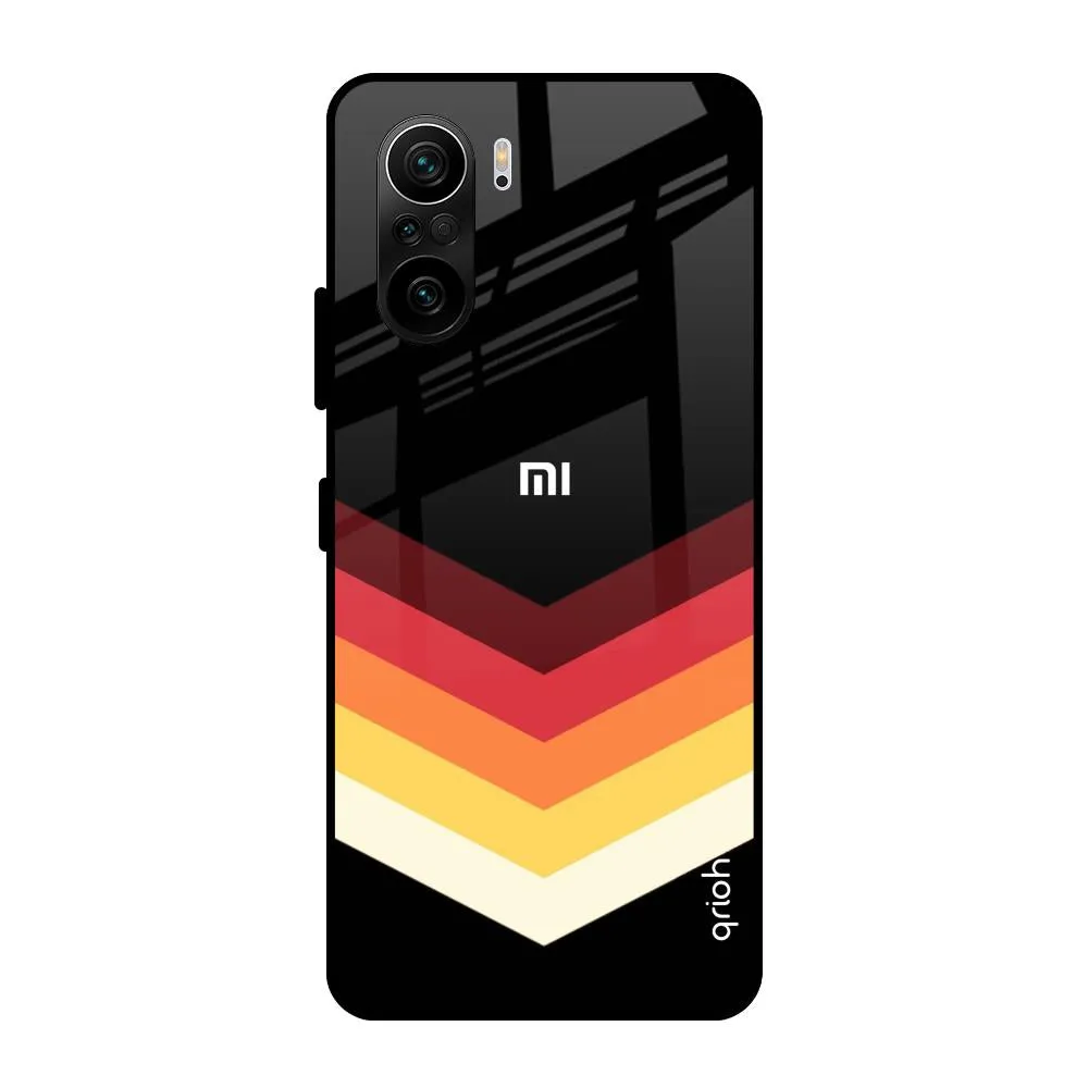 Abstract Arrow Pattern Glass Case For Mi 11X