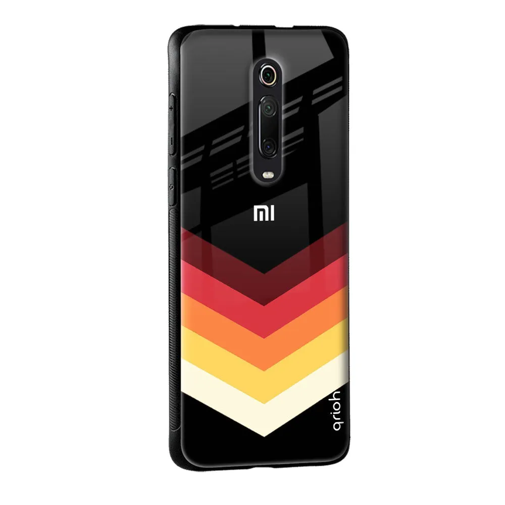 Abstract Arrow Pattern Glass Case For Mi 11X