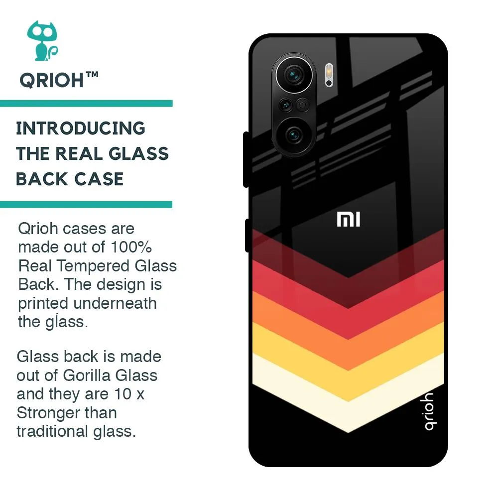 Abstract Arrow Pattern Glass Case For Mi 11X