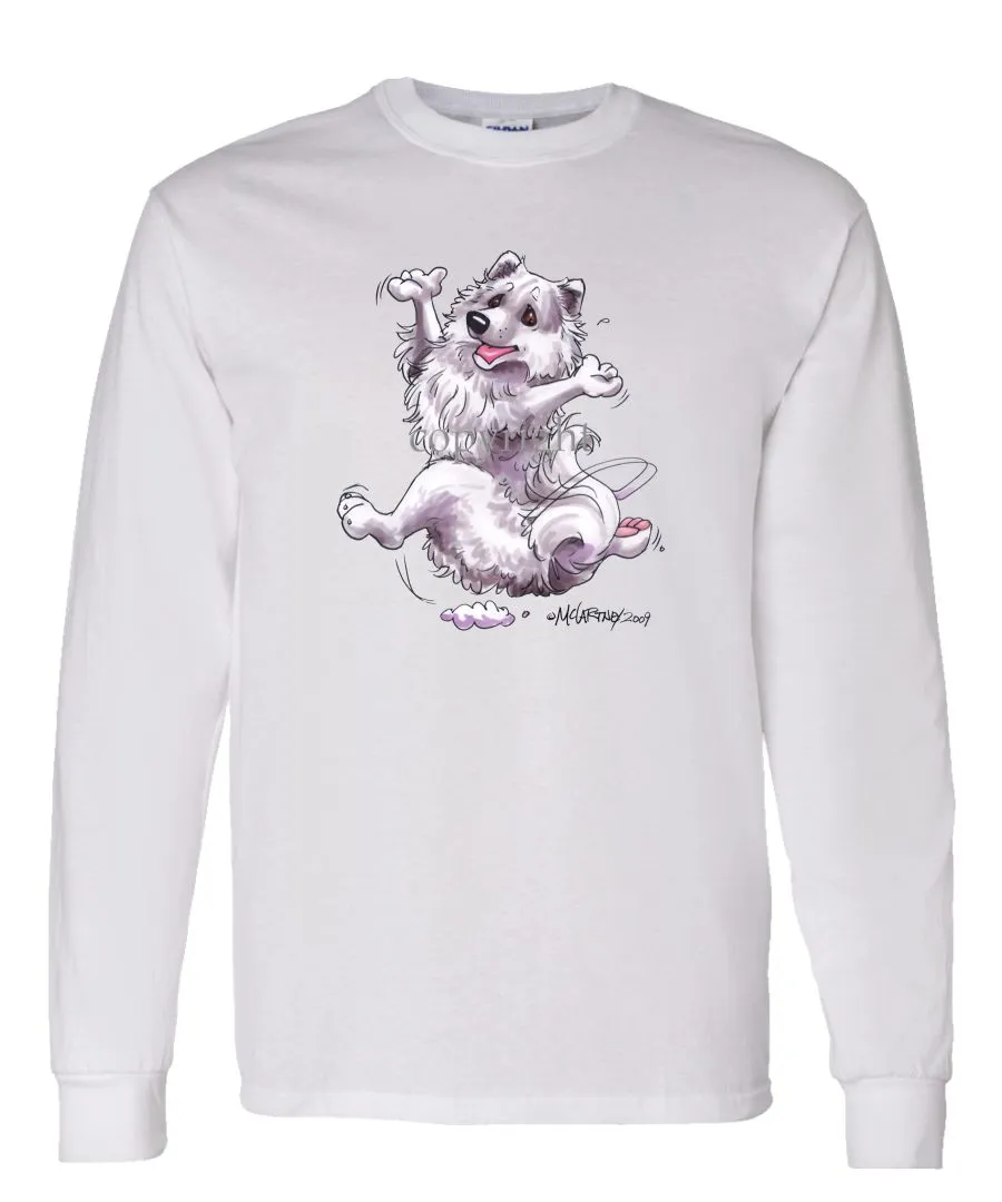 American Eskimo Dog - Happy Dog - Long Sleeve T-Shirt