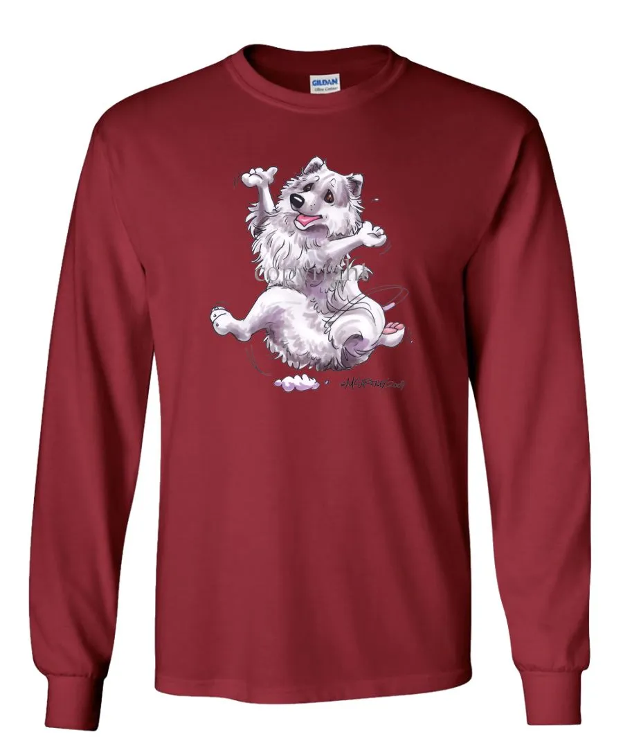 American Eskimo Dog - Happy Dog - Long Sleeve T-Shirt