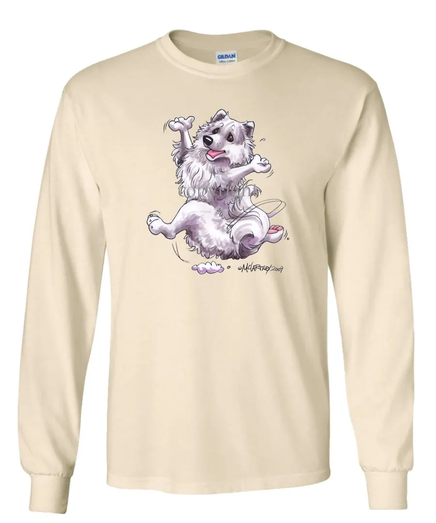 American Eskimo Dog - Happy Dog - Long Sleeve T-Shirt