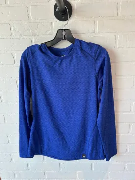 Athletic Top Long Sleeve Crewneck By Rei In Blue, Size: M