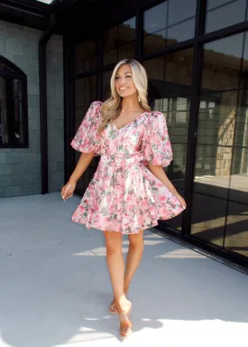 Aurora Floral Organza Dress