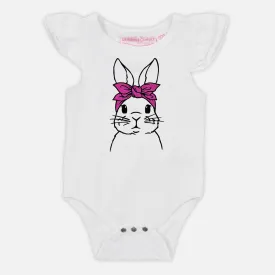 Bunny W/ Bow - Vinyl Custom Flutter