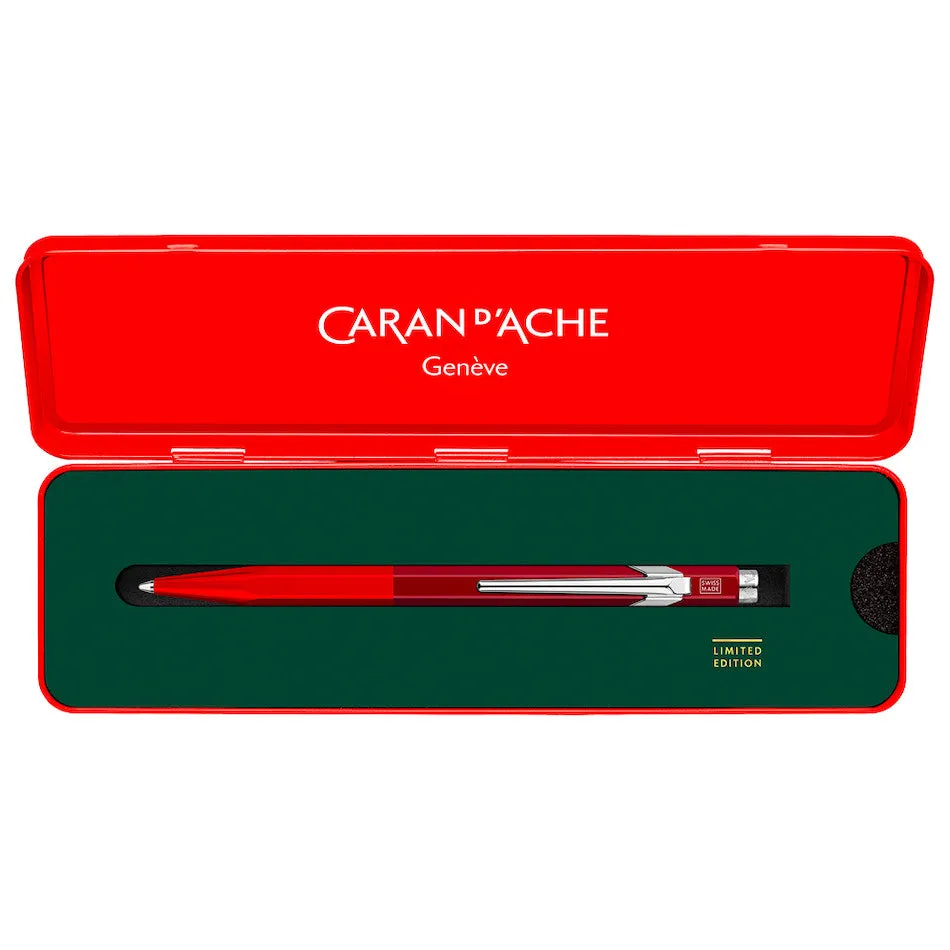 Caran d'Ache Wonder Forest 849 Ballpoint Pen Red