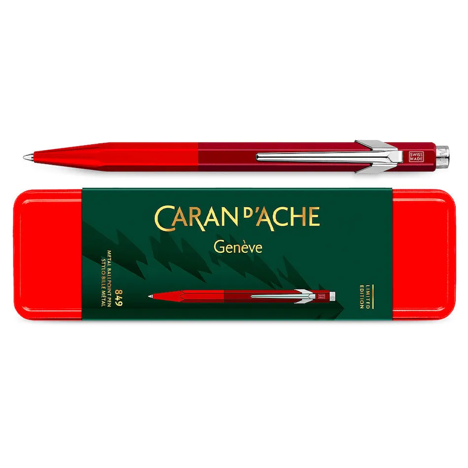 Caran d'Ache Wonder Forest 849 Ballpoint Pen Red