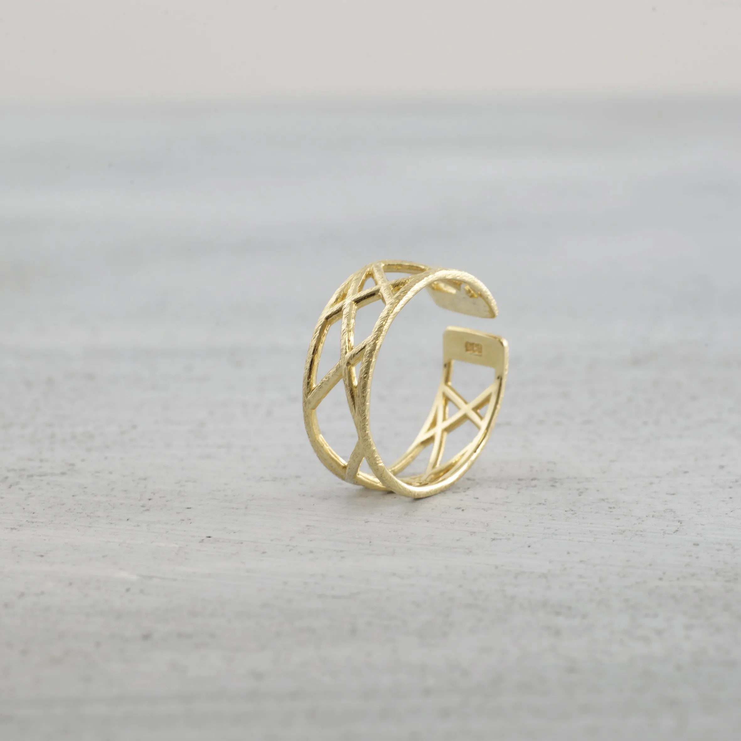 Corset Ring - 14K/ 18K Gold