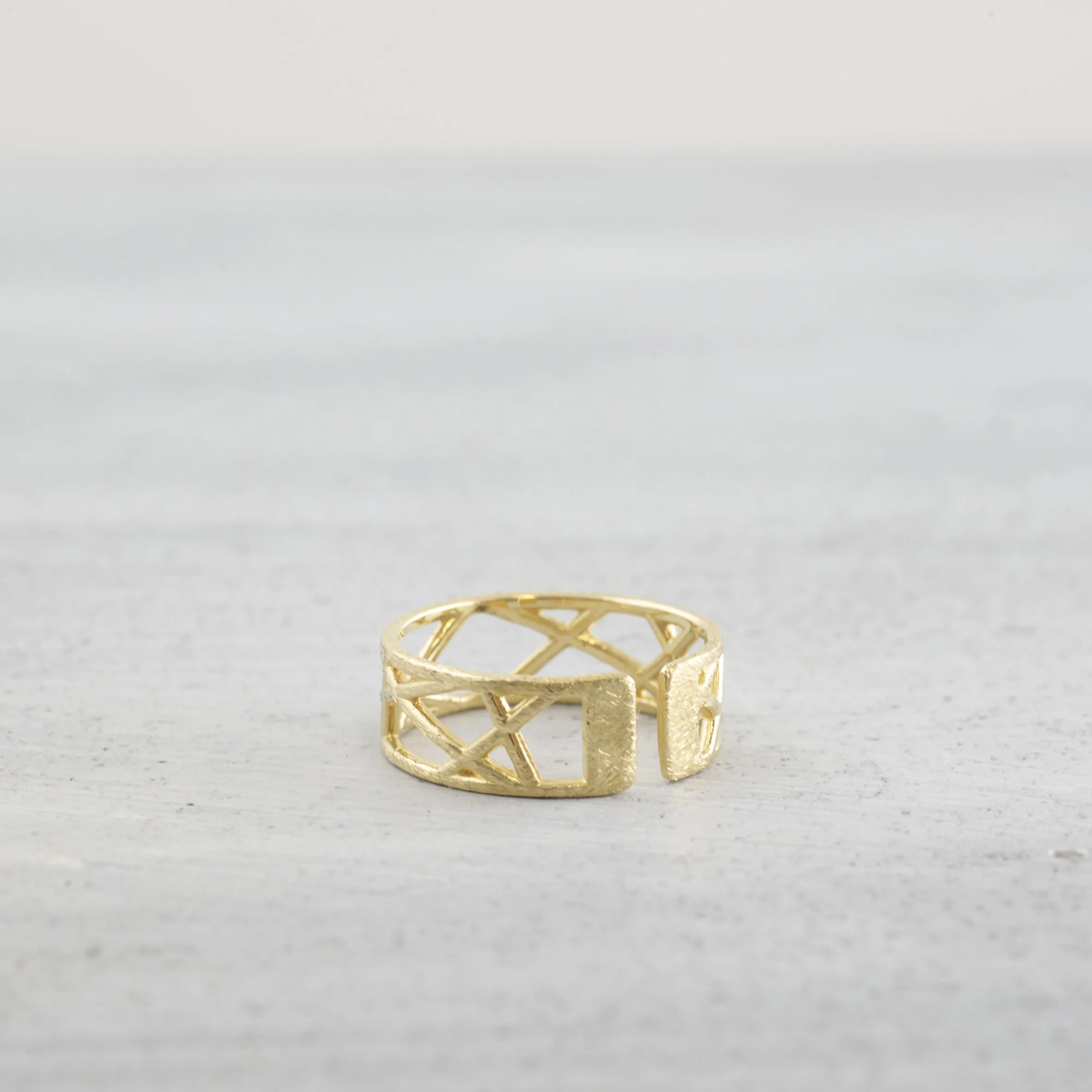 Corset Ring - 14K/ 18K Gold