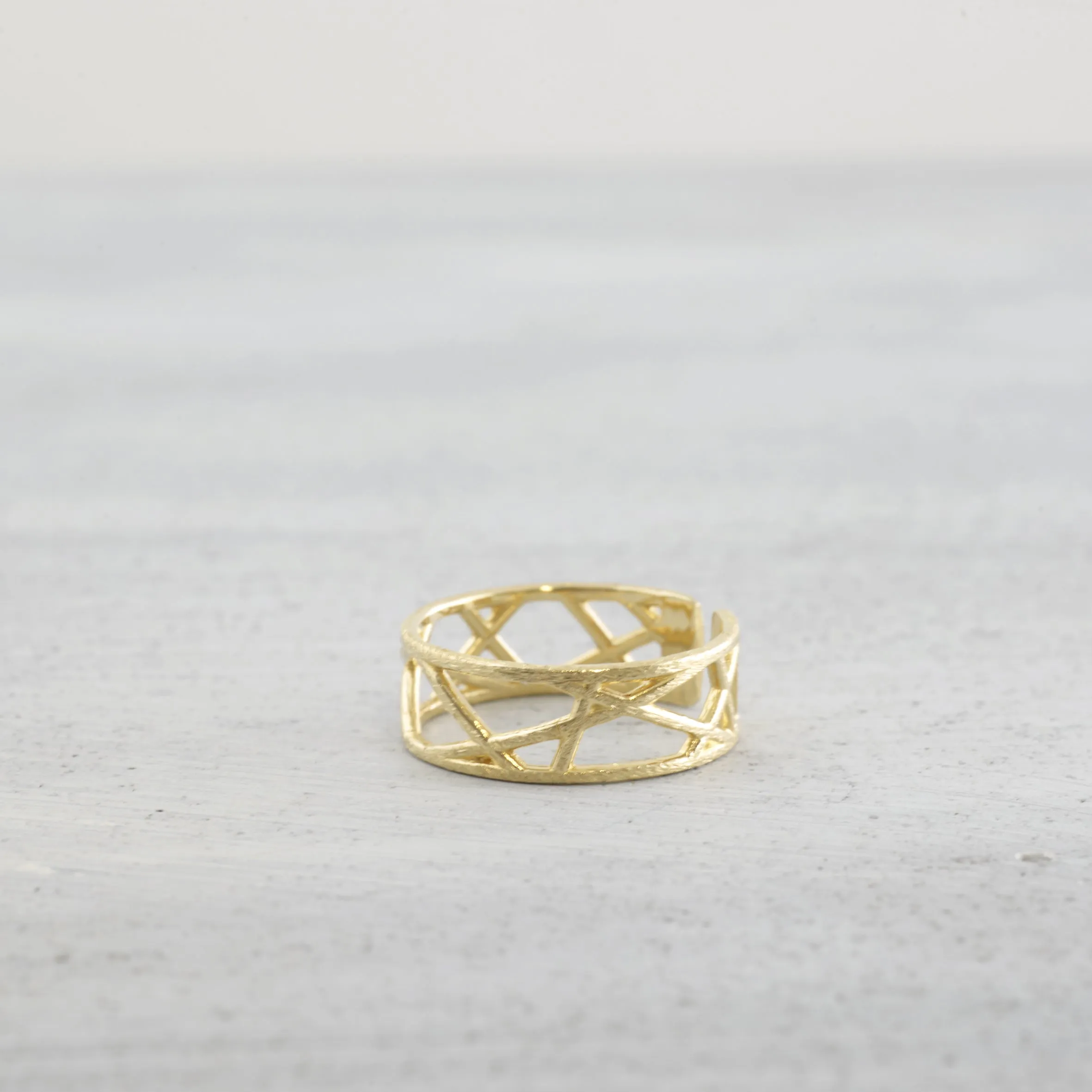 Corset Ring - 14K/ 18K Gold