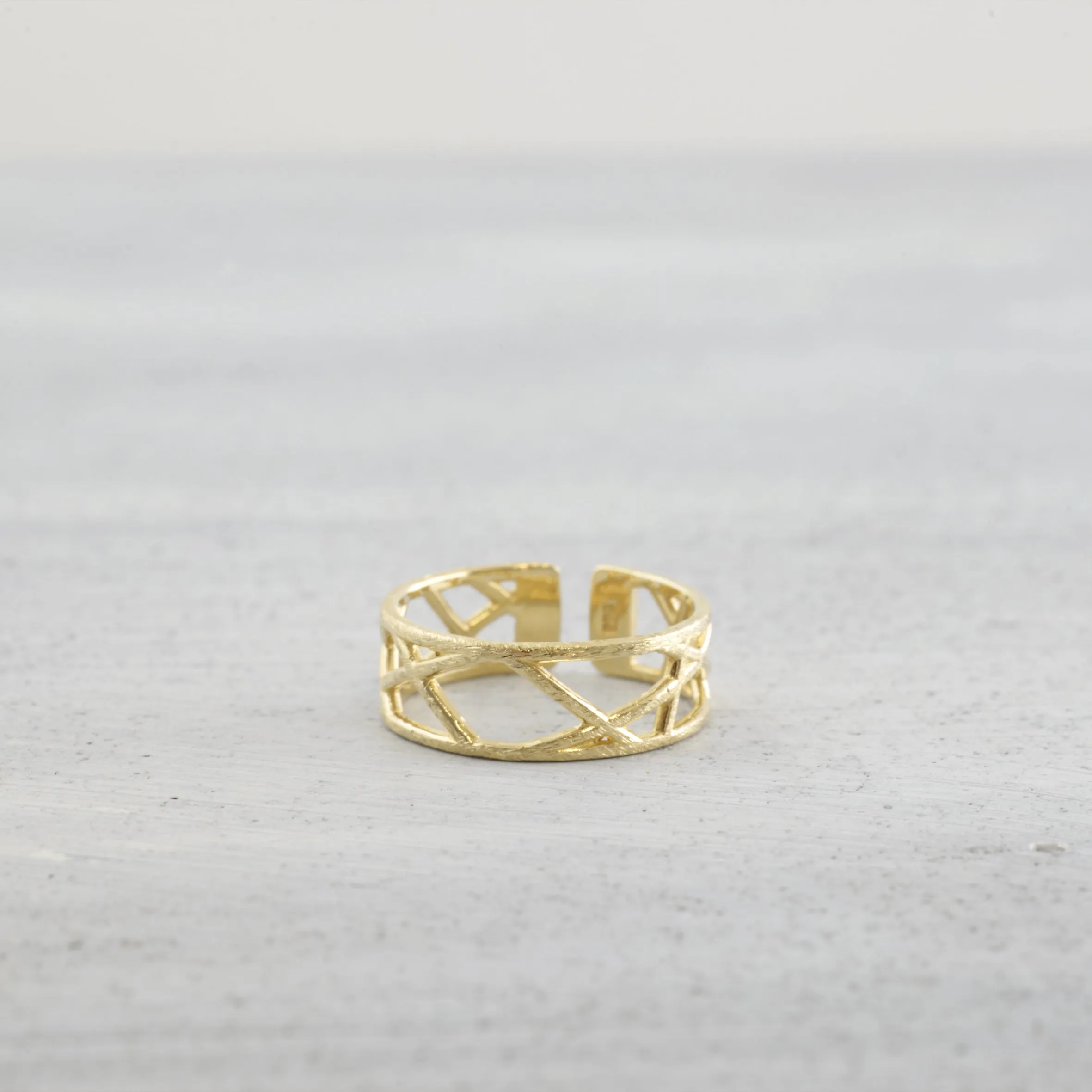 Corset Ring - 14K/ 18K Gold