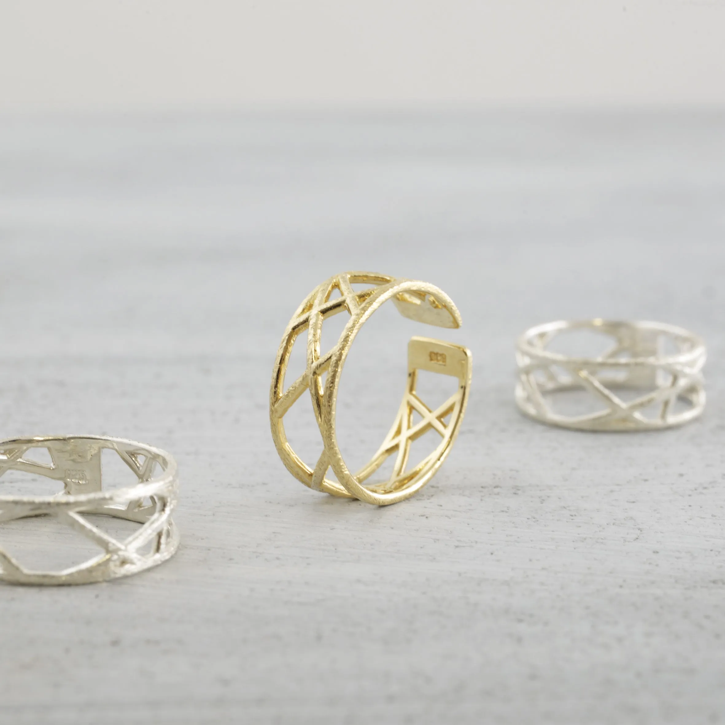 Corset Ring - 14K/ 18K Gold