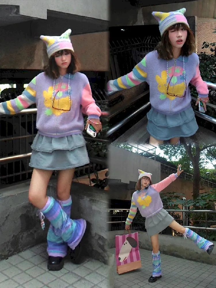 Detachable Gray Long Short Sweatshirt Dresses【s0000005717】