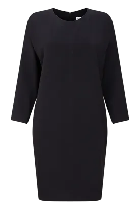 Dropped Sleeve Cocoon Dress