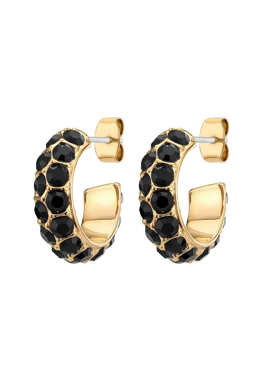 Dyrberg/Kern Heidi Ear-rings in Black