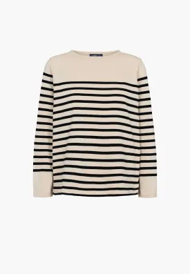 Gabrielle Breton Shirt LS - Black Birch Stripe