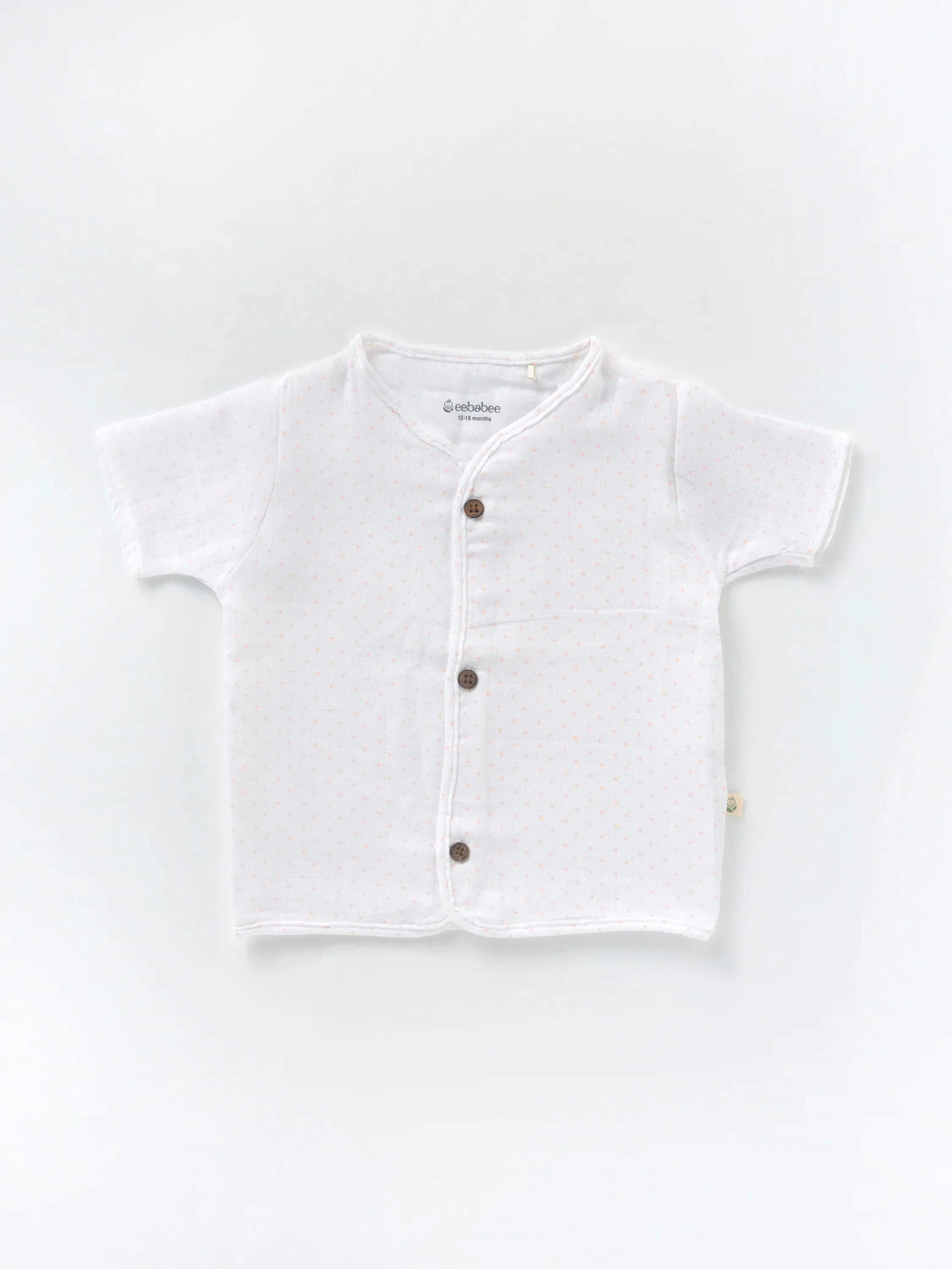 Half sleeve pure white t-shirt & bloomer for baby