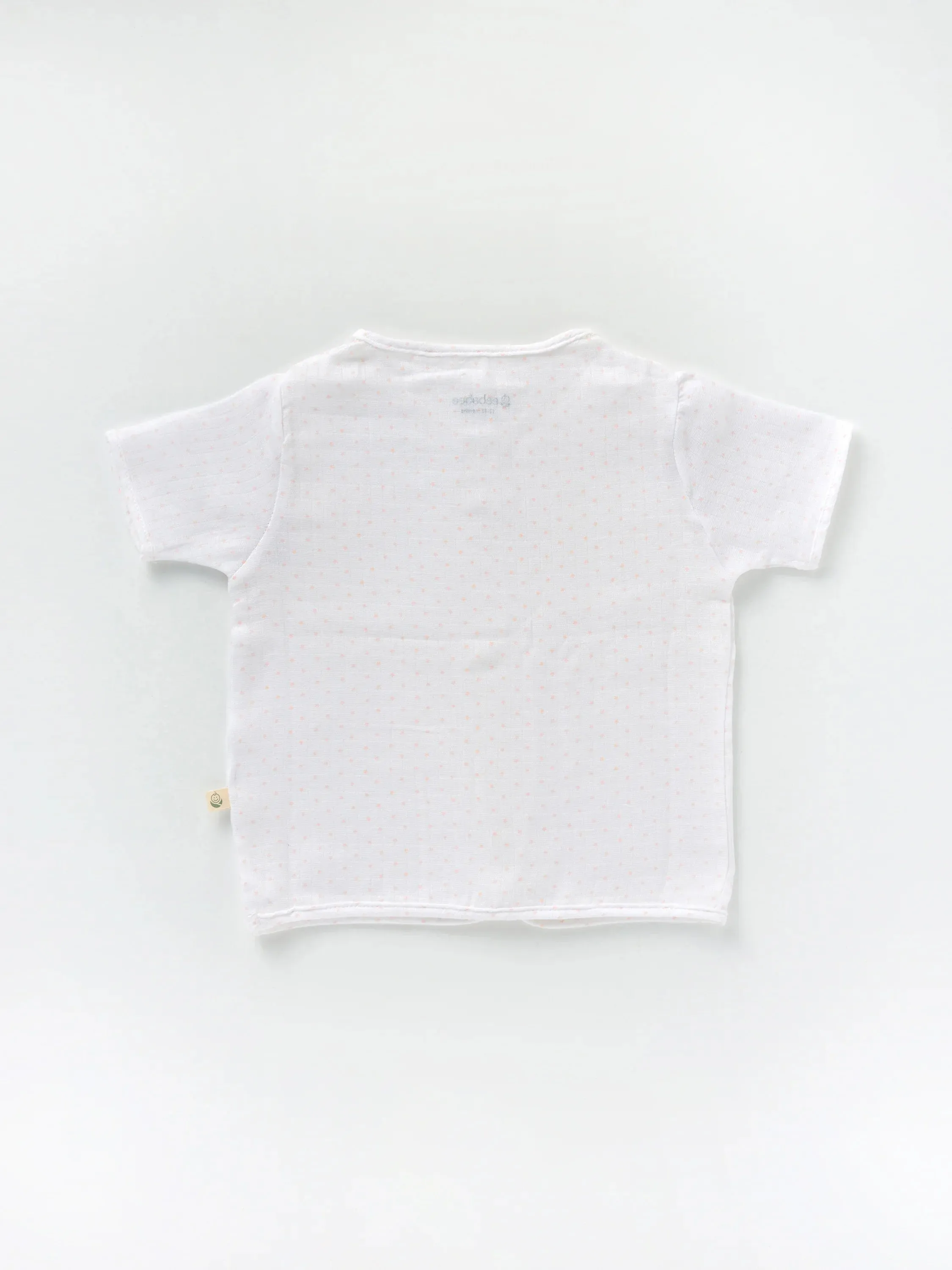 Half sleeve pure white t-shirt & bloomer for baby