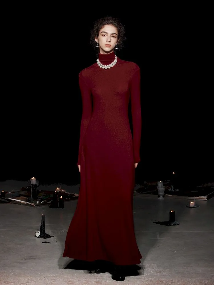 High Neck Bottom Long Dresses【s0000005470】