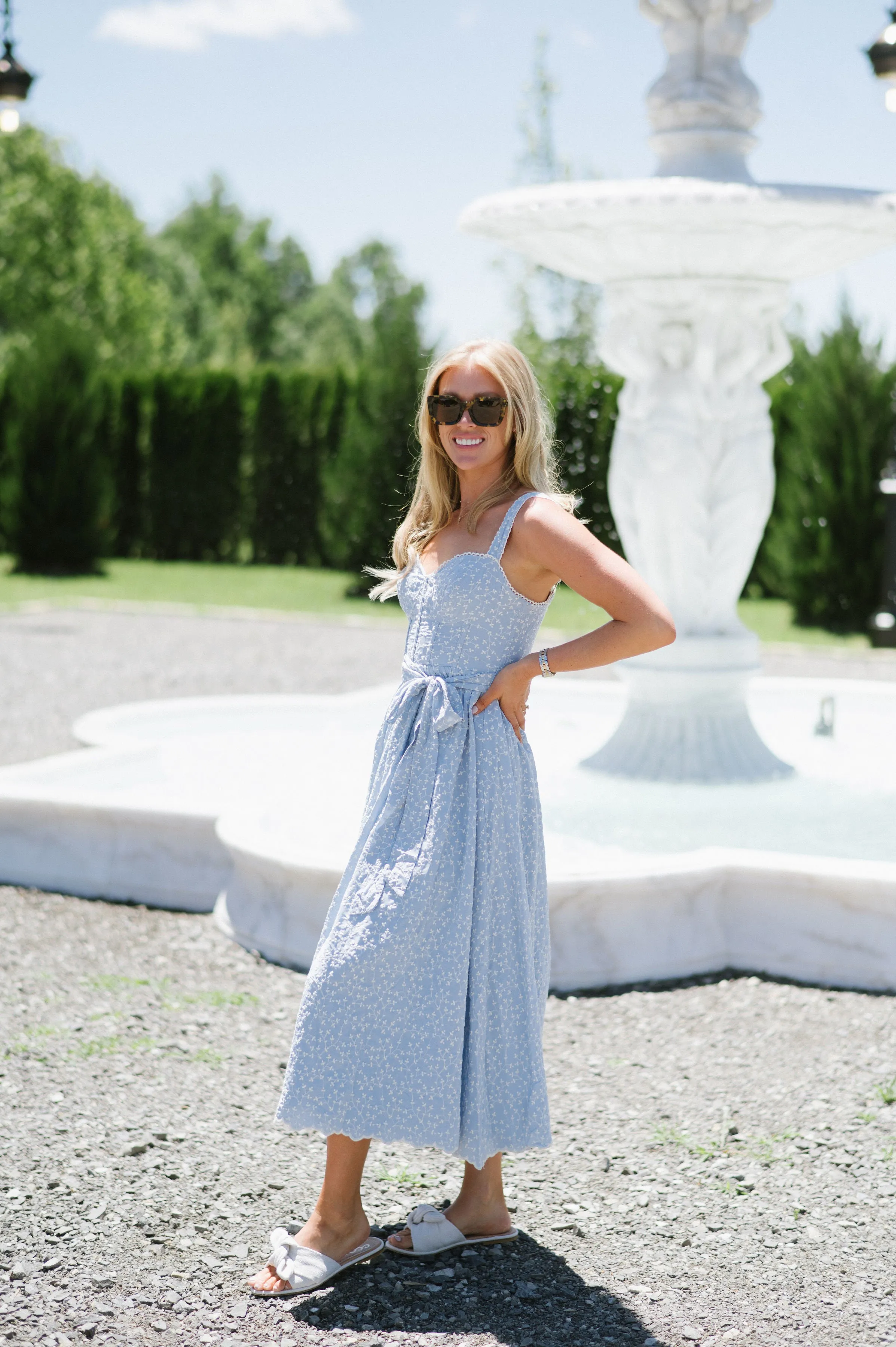 Jordan Maxi Dress-Sky Blue