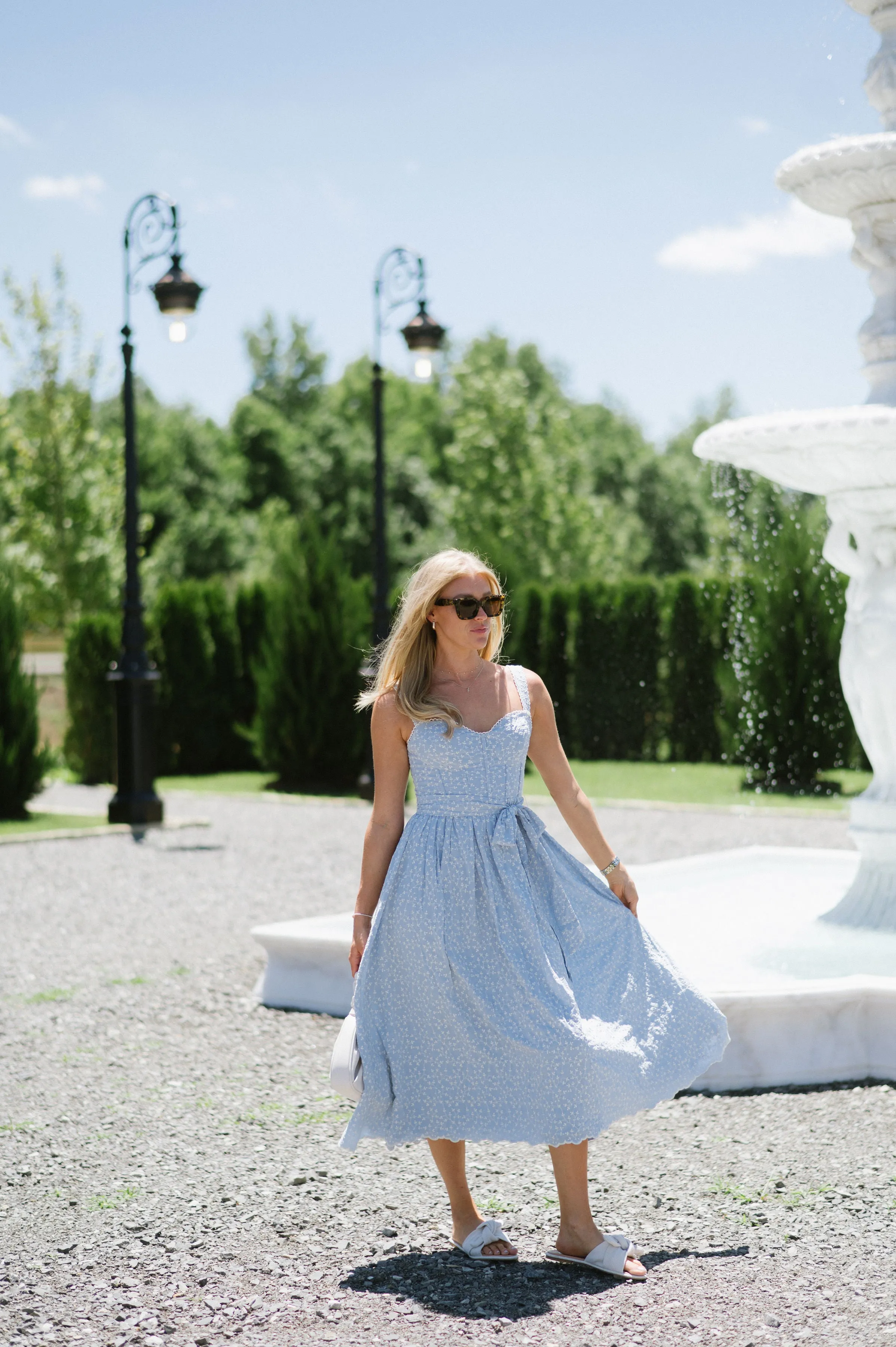 Jordan Maxi Dress-Sky Blue