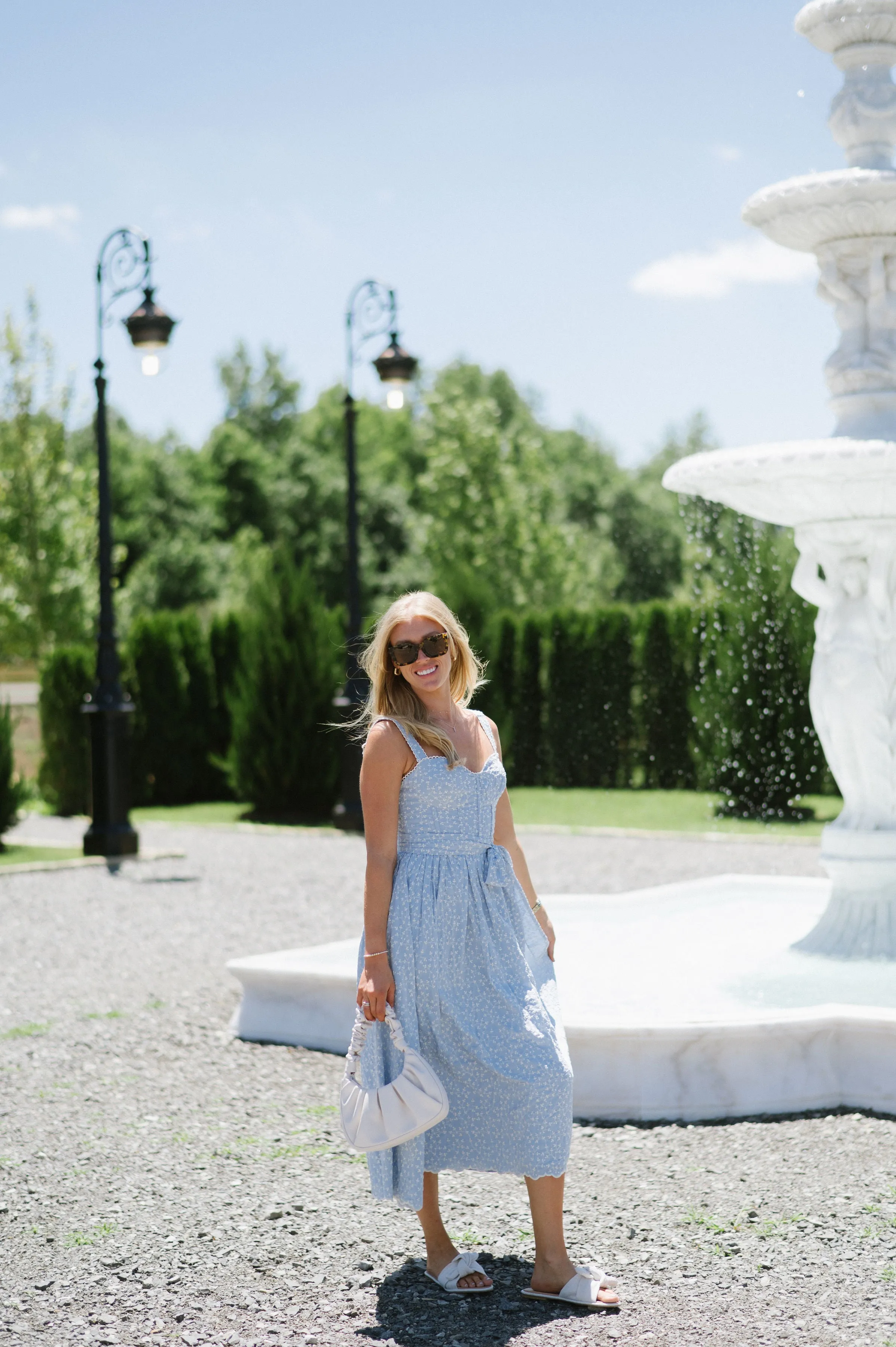 Jordan Maxi Dress-Sky Blue