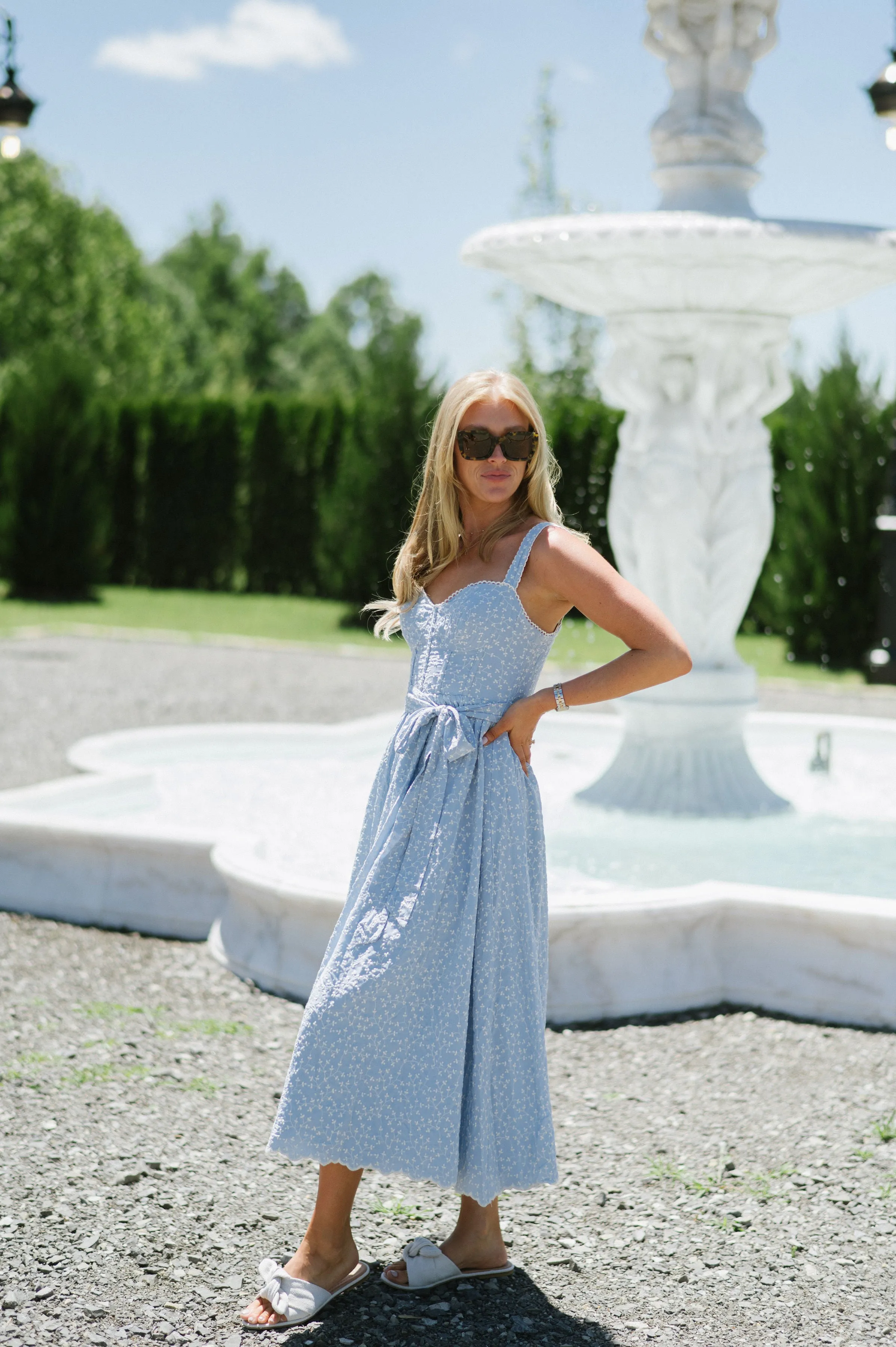 Jordan Maxi Dress-Sky Blue