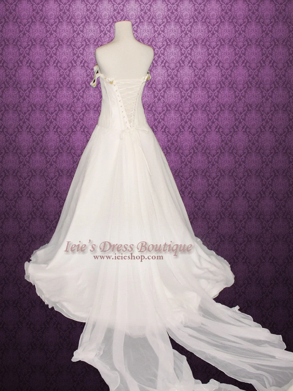 Love Story Vintage Medieval Style Wedding Dress
