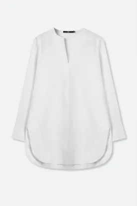 MARAKESH TUNIC SHIRT IN ITALIAN COTTON STRETCH