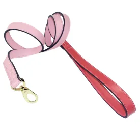 Mayfair Dog Leash in Sweet Pink, Petal Pink & Gold