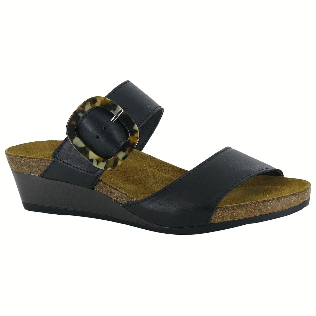 Naot Kingdom Sandal - Jet Black Leather