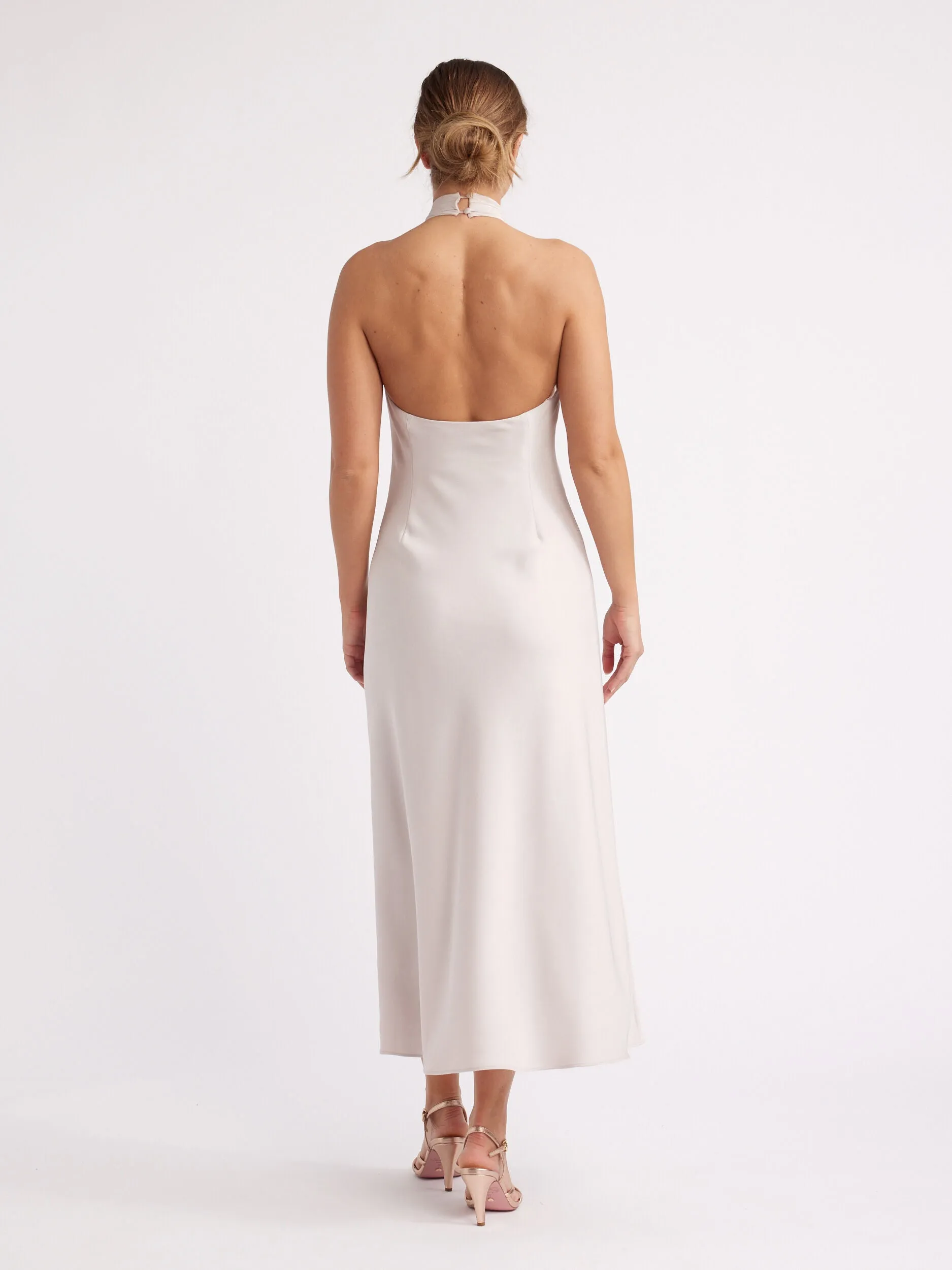 Elegant Twist Neckline Dress - New York Style