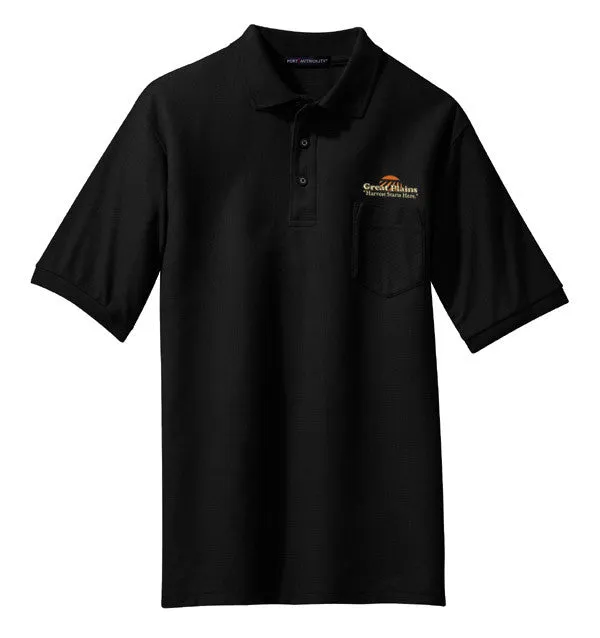 Port Authority® Silk Touch™ Polo with Pocket