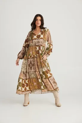 Talisman Damascus Dress Paisley Garden